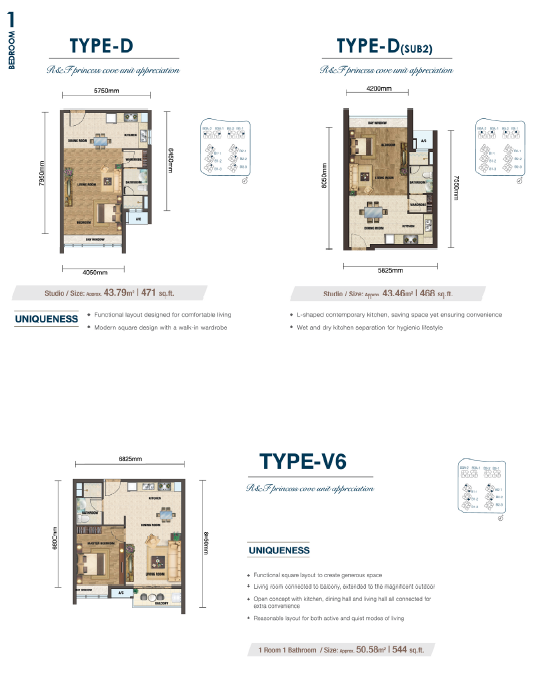 R&F Phase 2 - 1 bedder