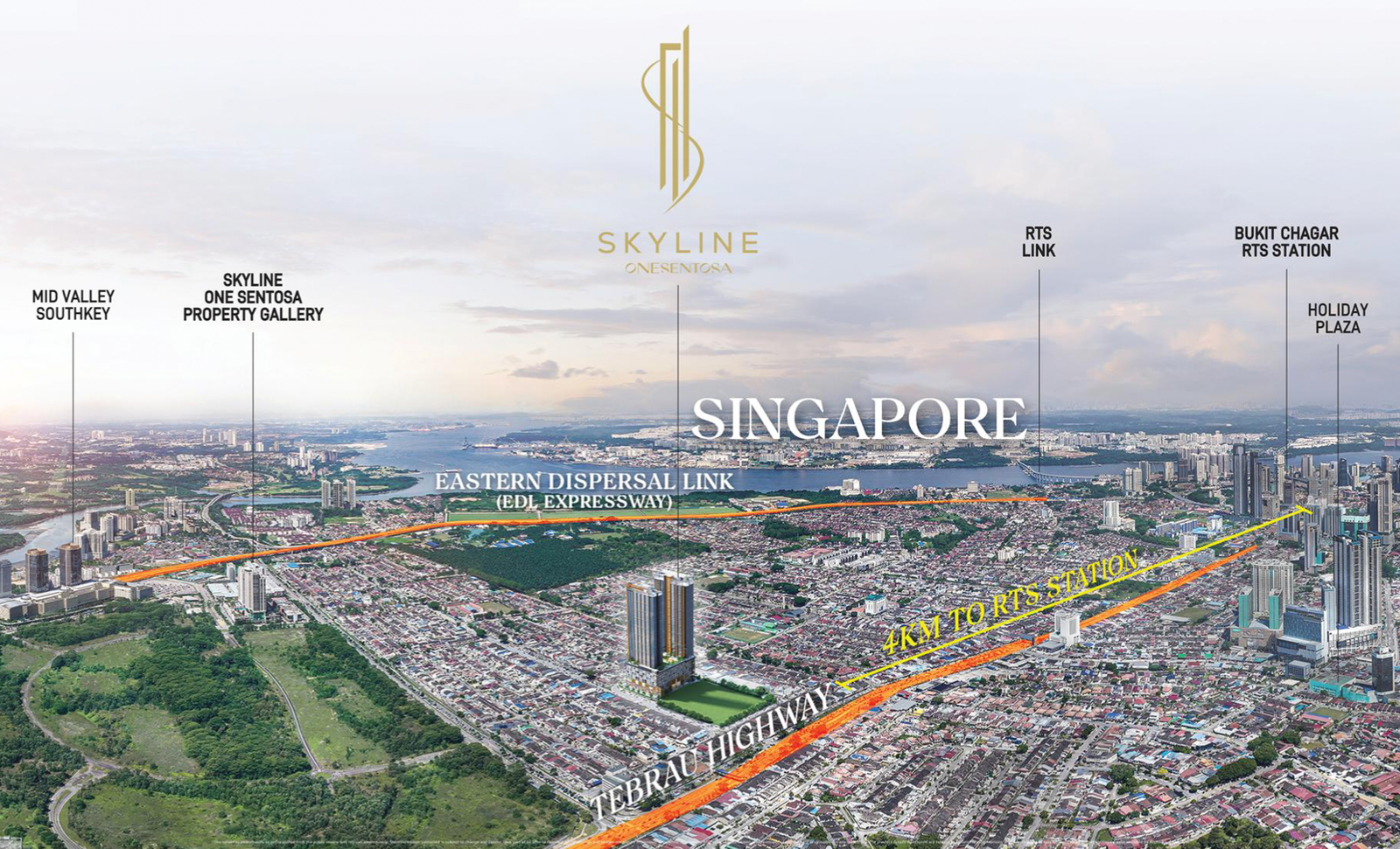 Skyline Sentosa - Aerial View