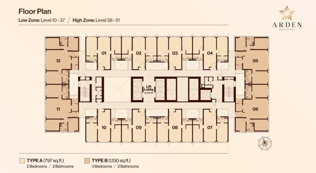 The Arden Residence - Floorplan