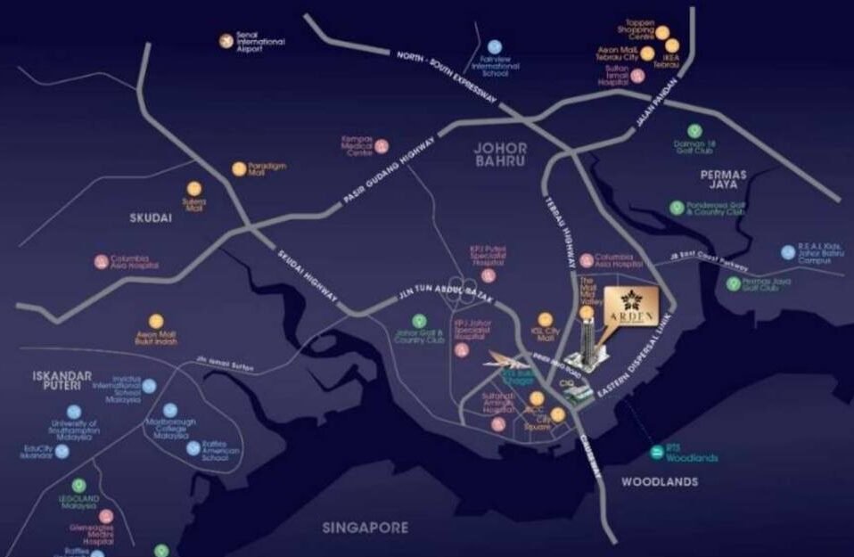 The Arden Residence - map e1764827866725