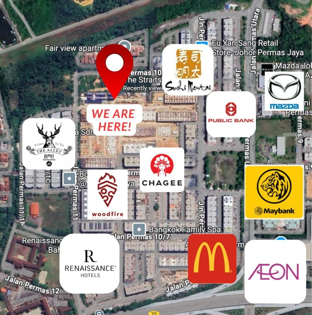 The Straits View Duo Residence - map