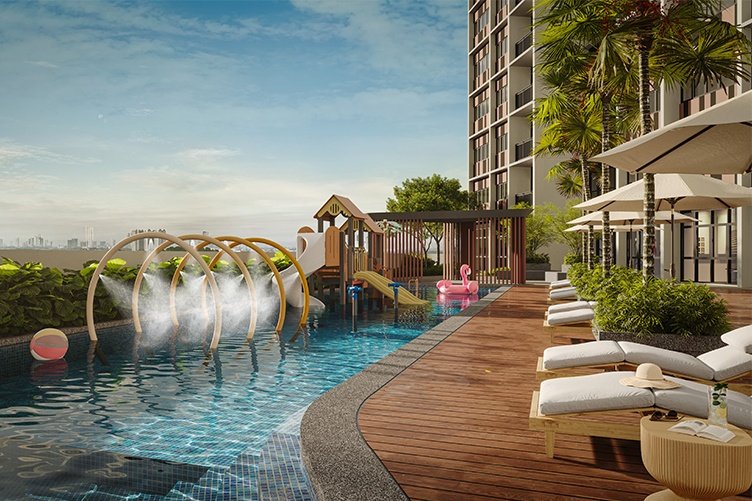 The Straits View Duo Residence - pool