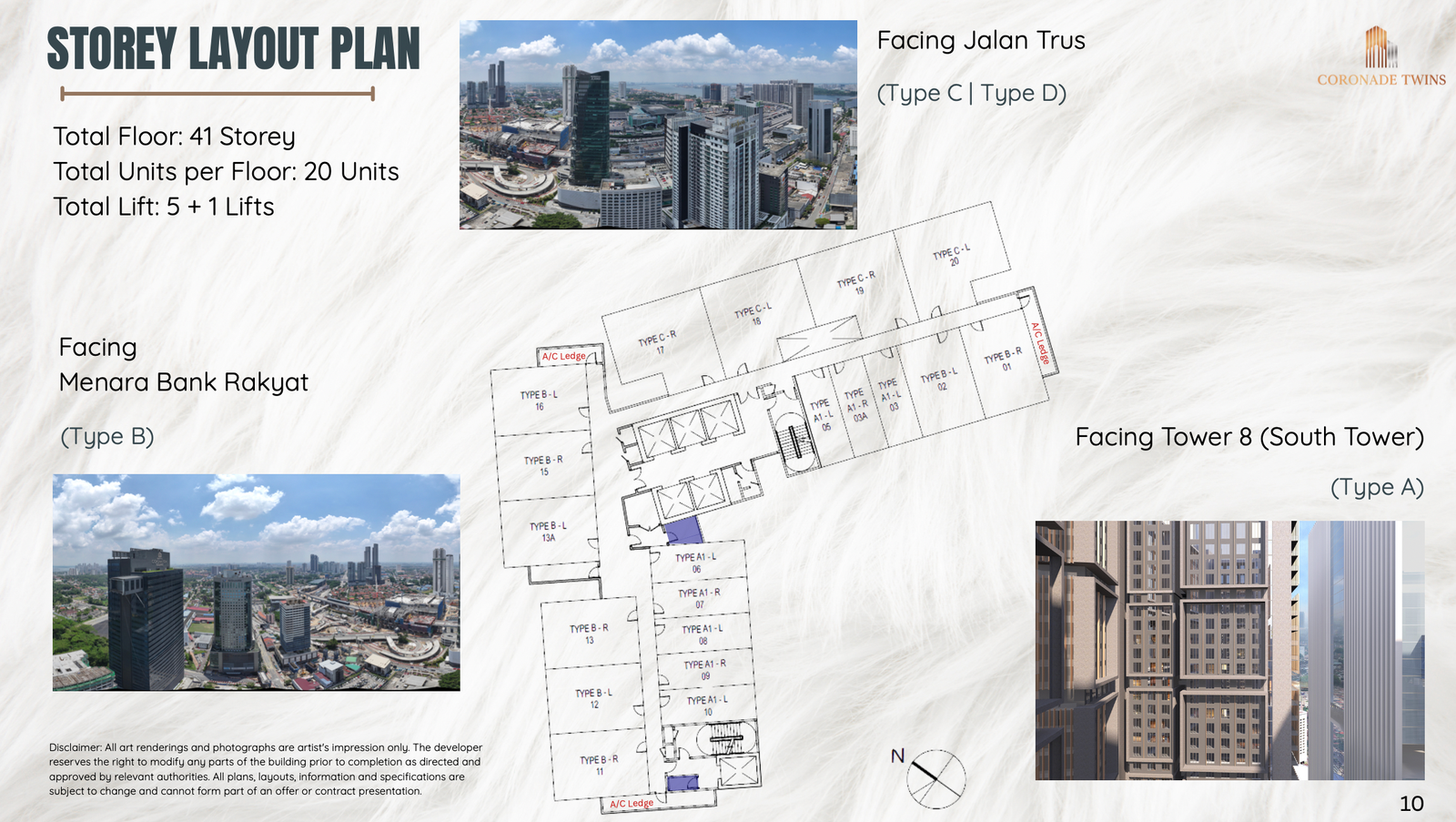 Coronade Twins floor layout
