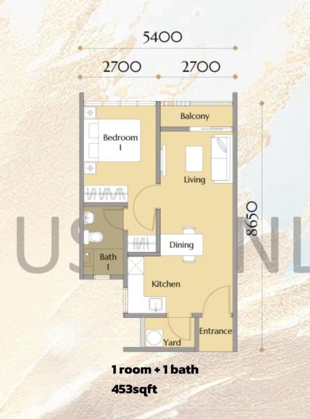 Calia Residences - 1Bed1bath