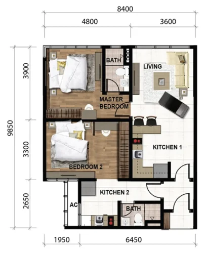 SKS Pavillion Residences - sks c dual